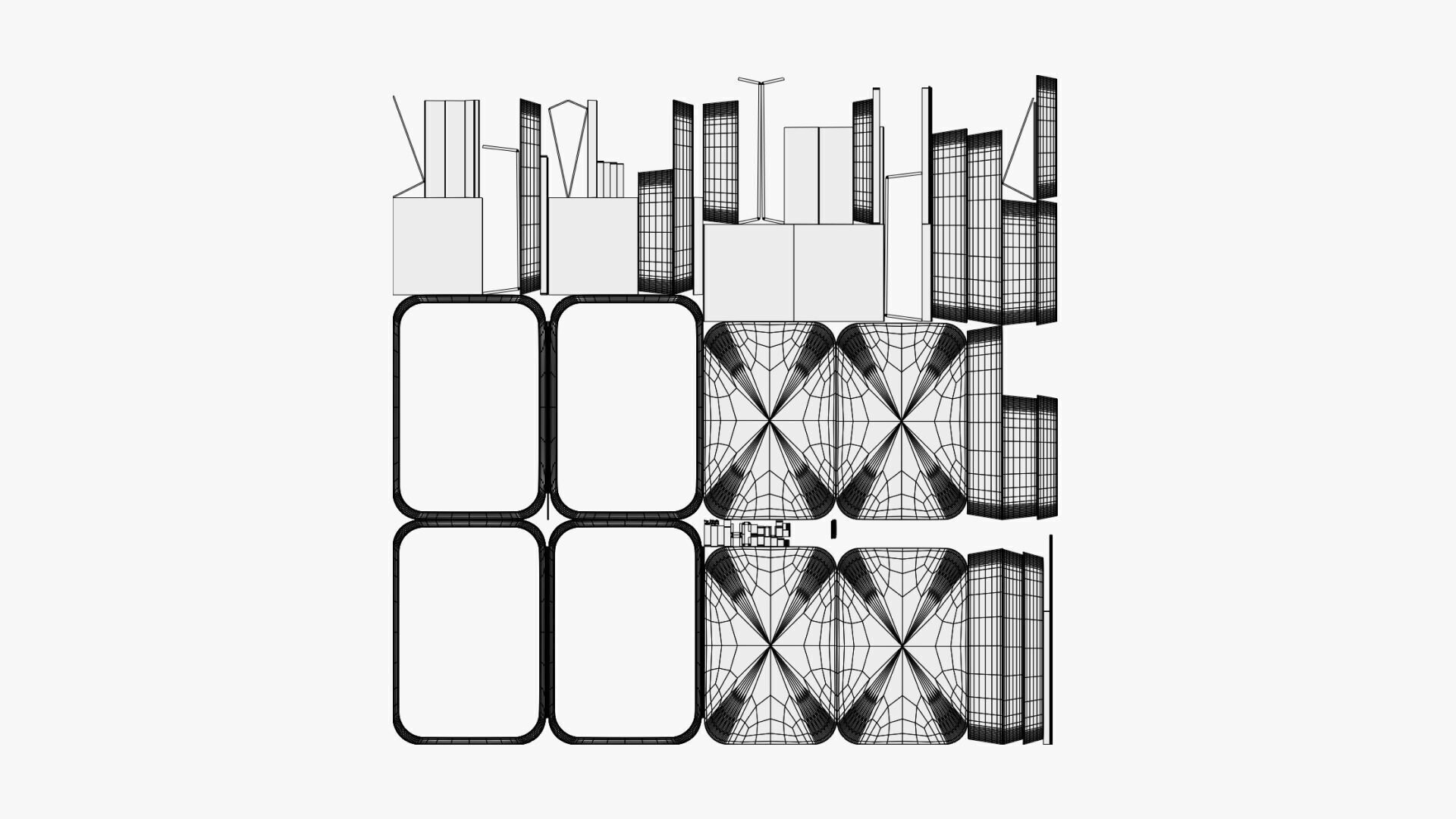 Basic Food Container - Geometry Only No Textures No Materials 3D model_5
