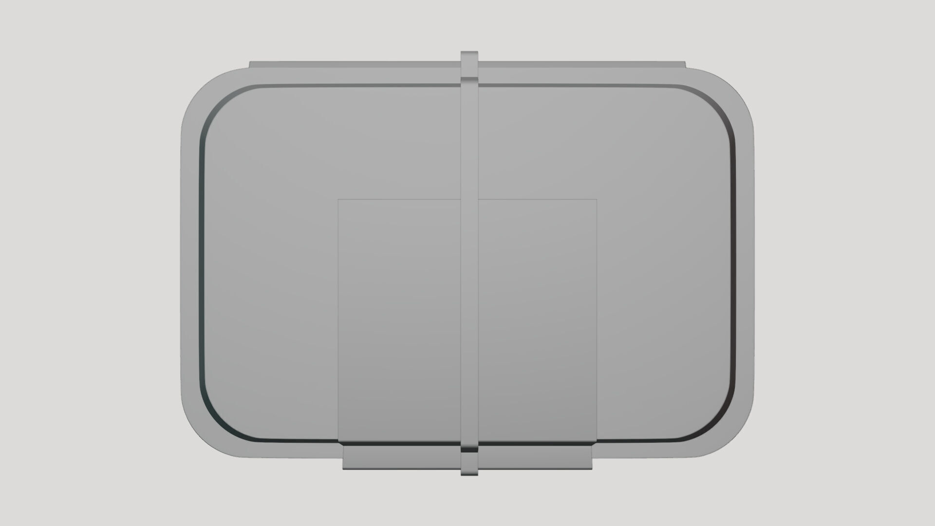 Basic Food Container - Geometry Only No Textures No Materials 3D model_1