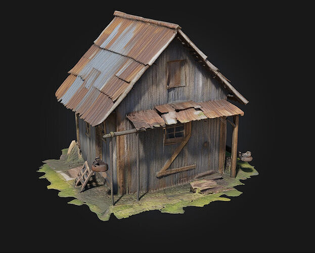 Rustic Refuge  A Cozy Haven in Natures Embrace 3D model