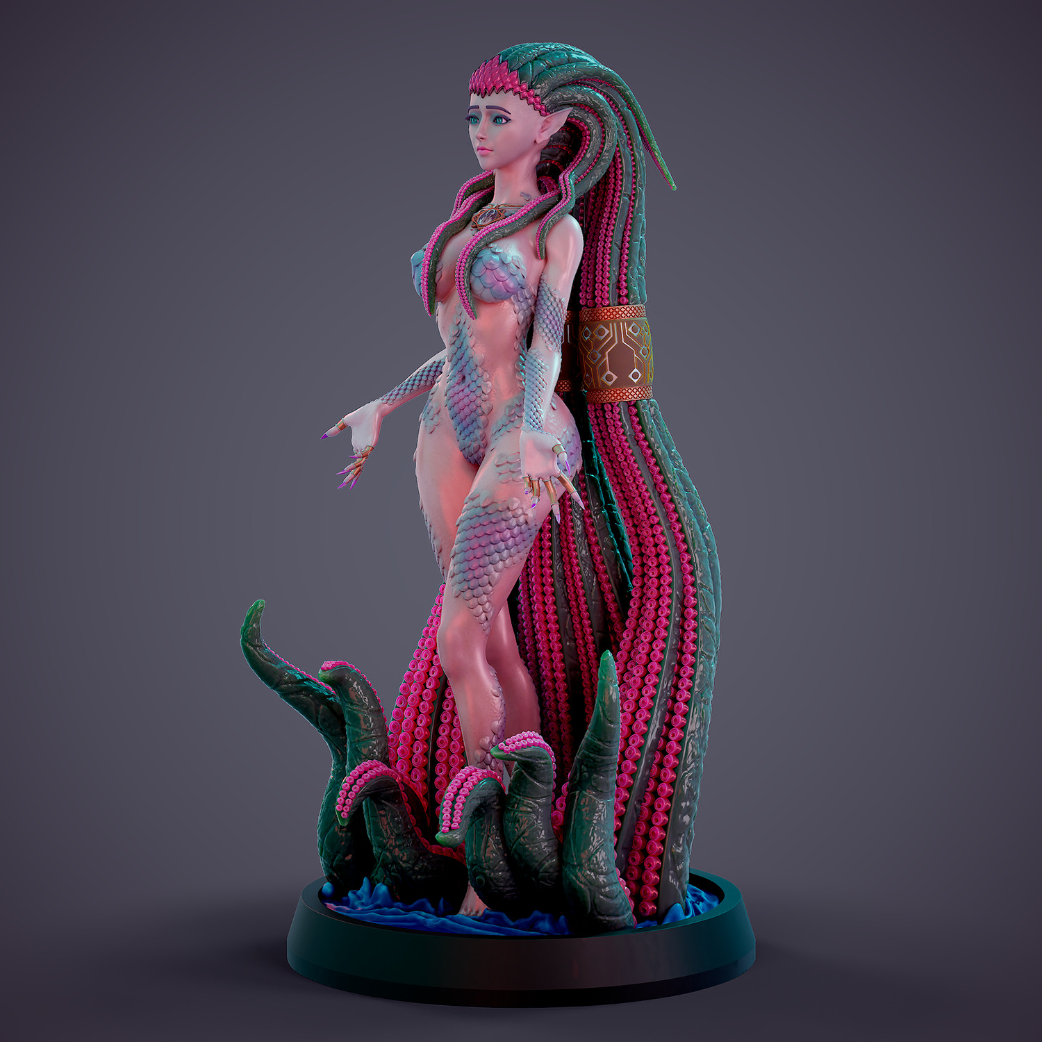Sea gueen - e 3D print model_12