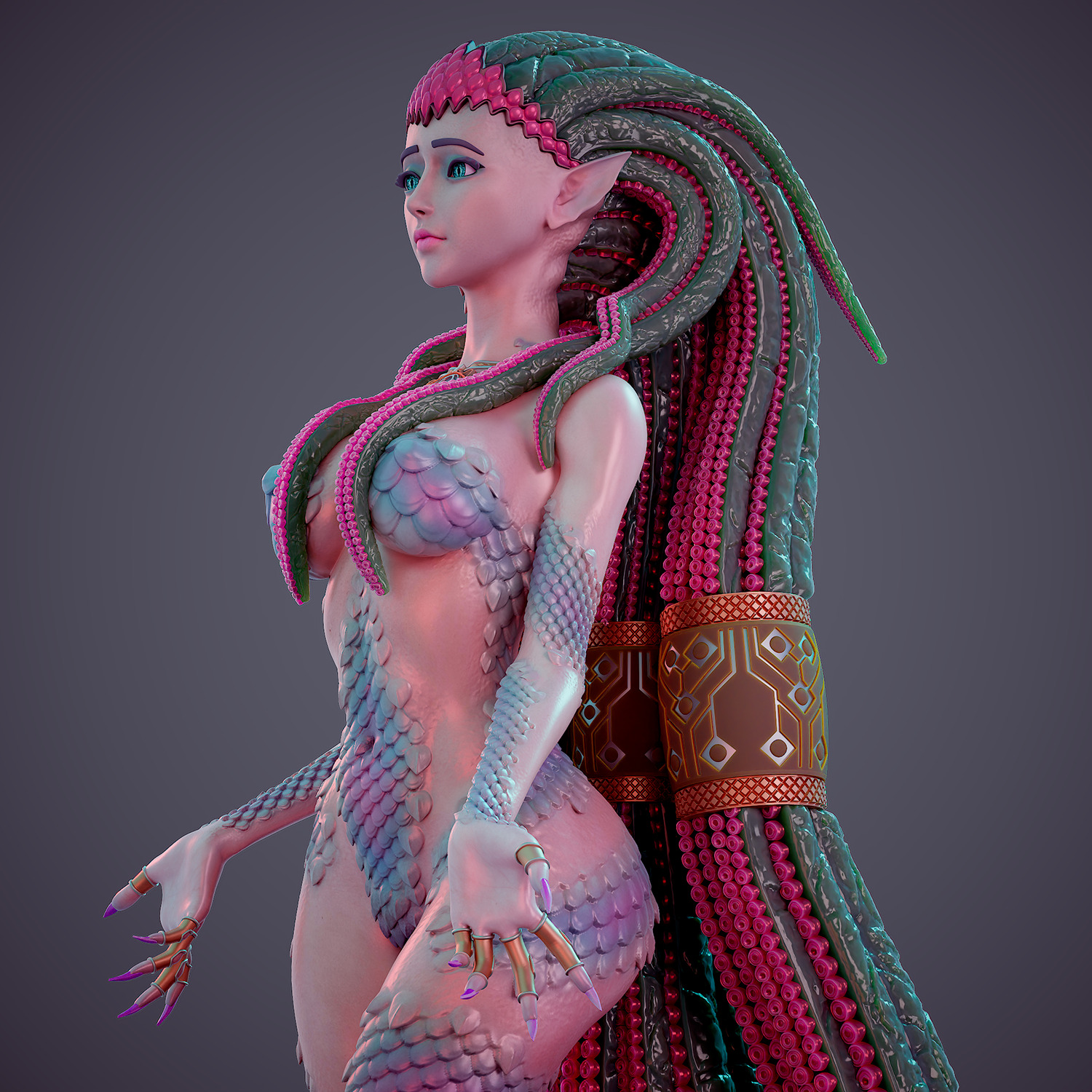 Sea gueen - e 3D print model_18