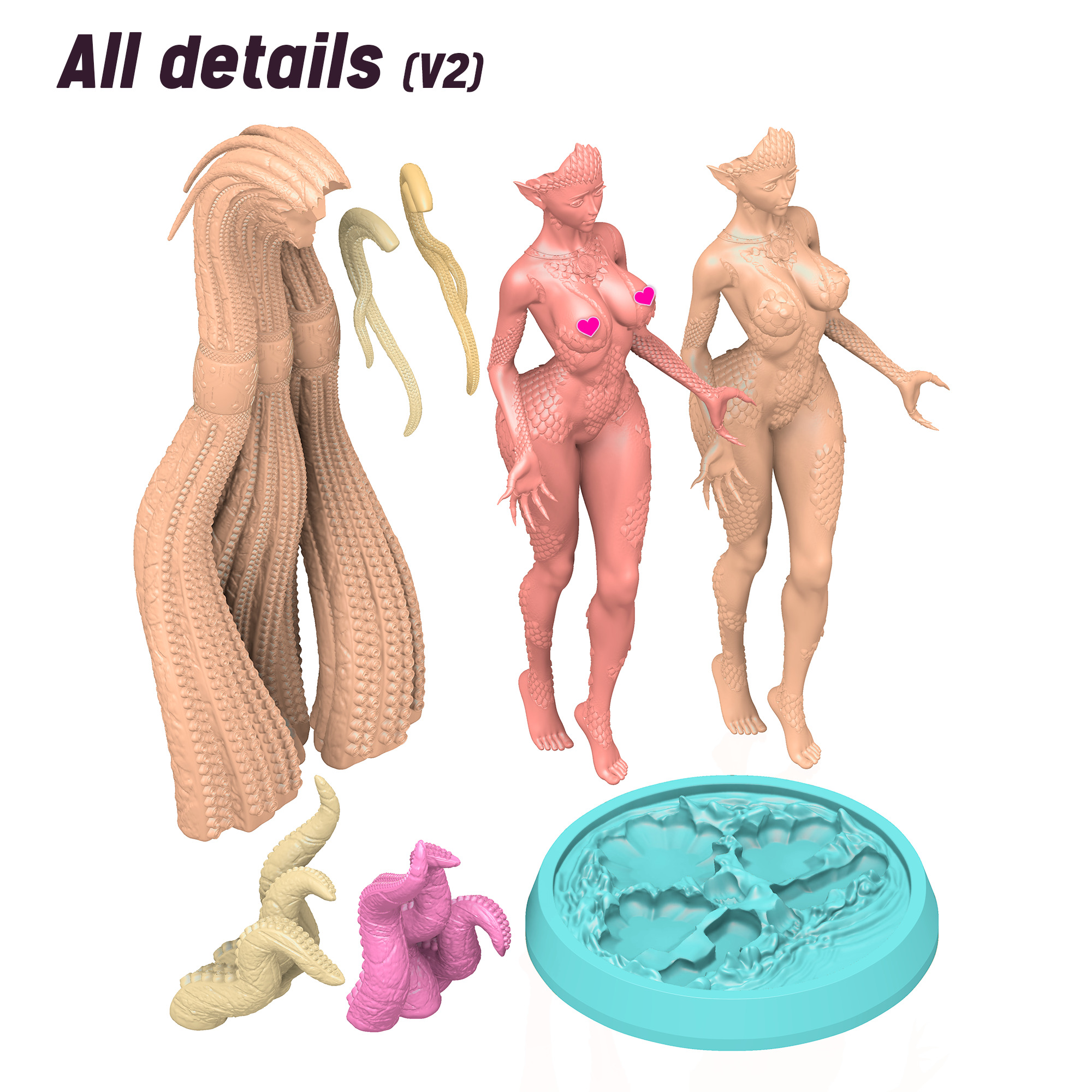 Sea gueen - e 3D print model_30