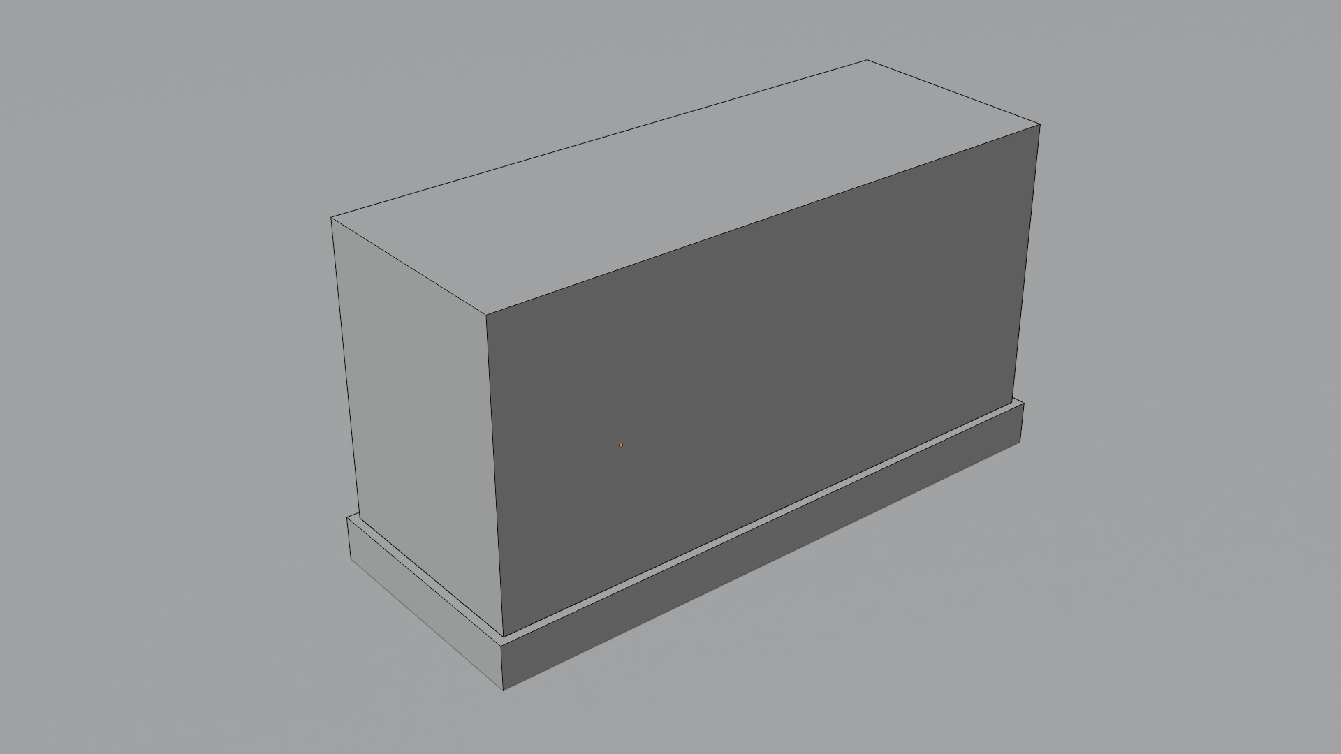 Low Poly Sideboard Game Ready Furniture  Free low-poly 3D model_11