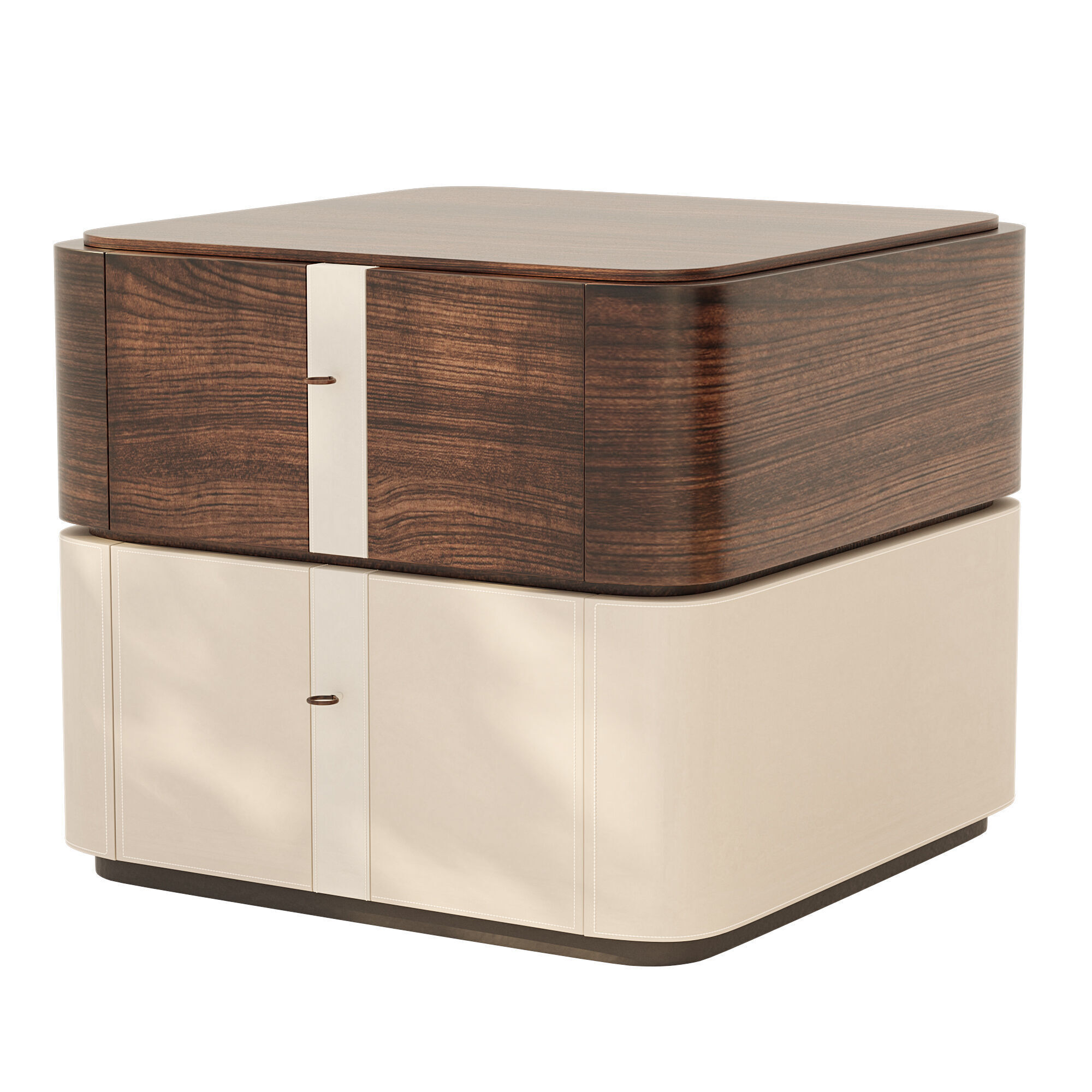 Nightstand Low-poly 3D model_2