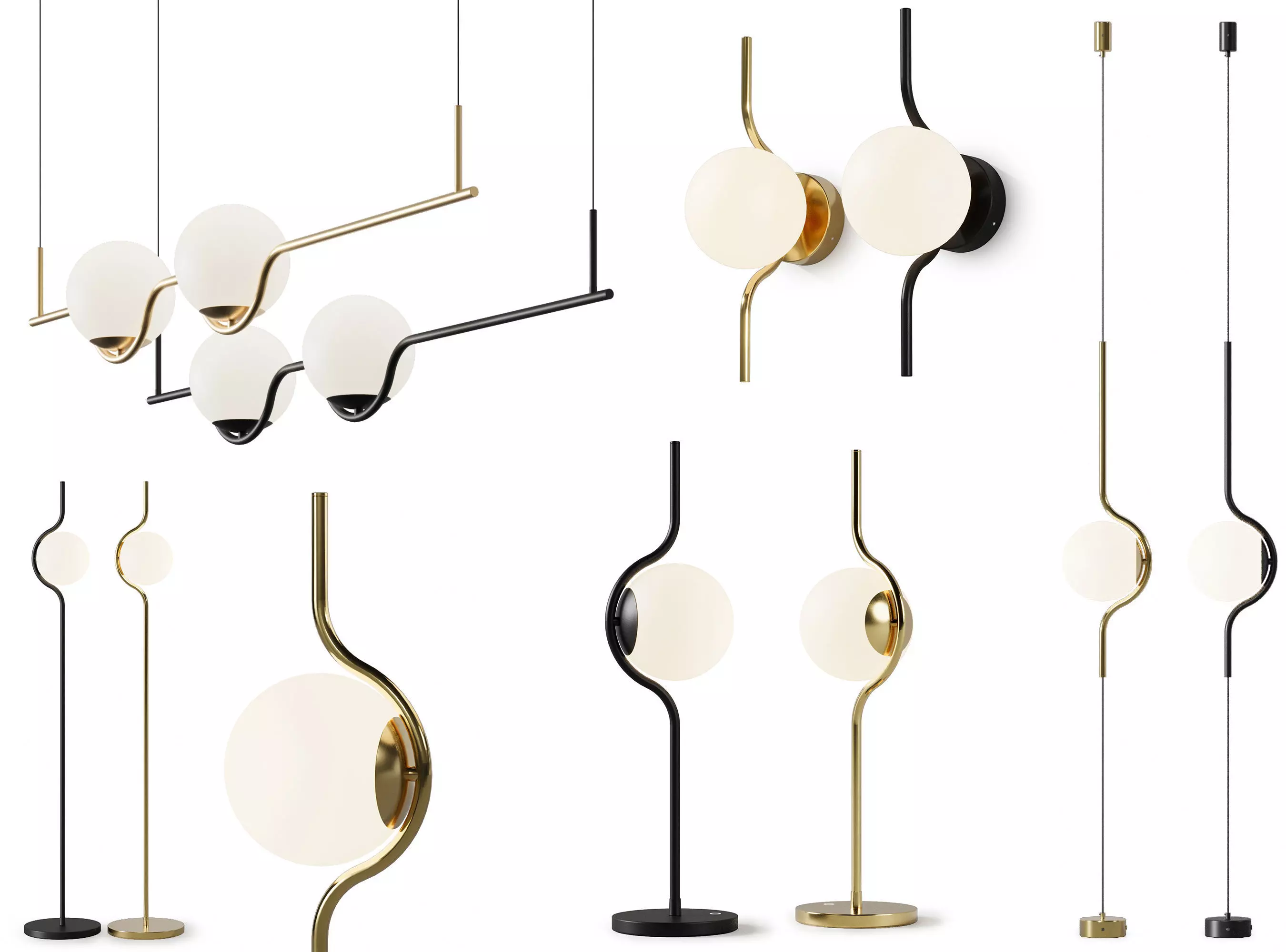 Faro Barcelona Le Vita 3D Model Collection_0