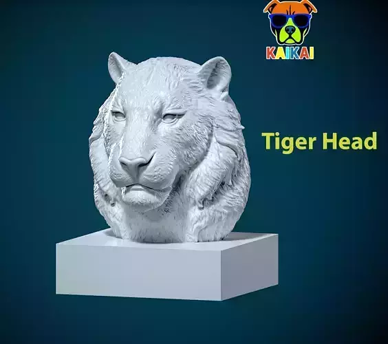 Tiger- Panthera tigris model - statue - 3D print 3D print model