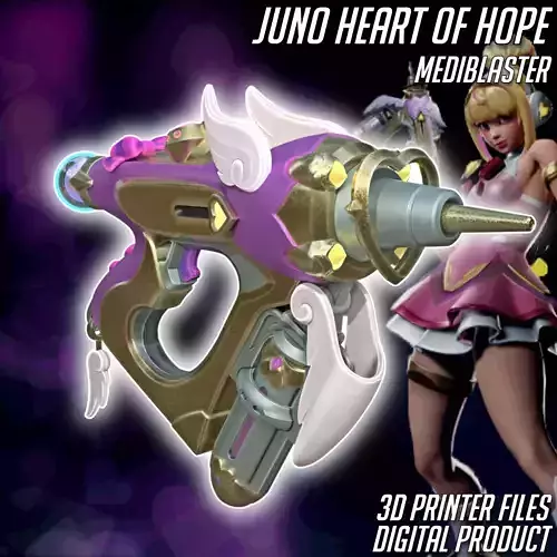 Heart of Hope Juno Cosplay MediBlaster Overwatch 2 