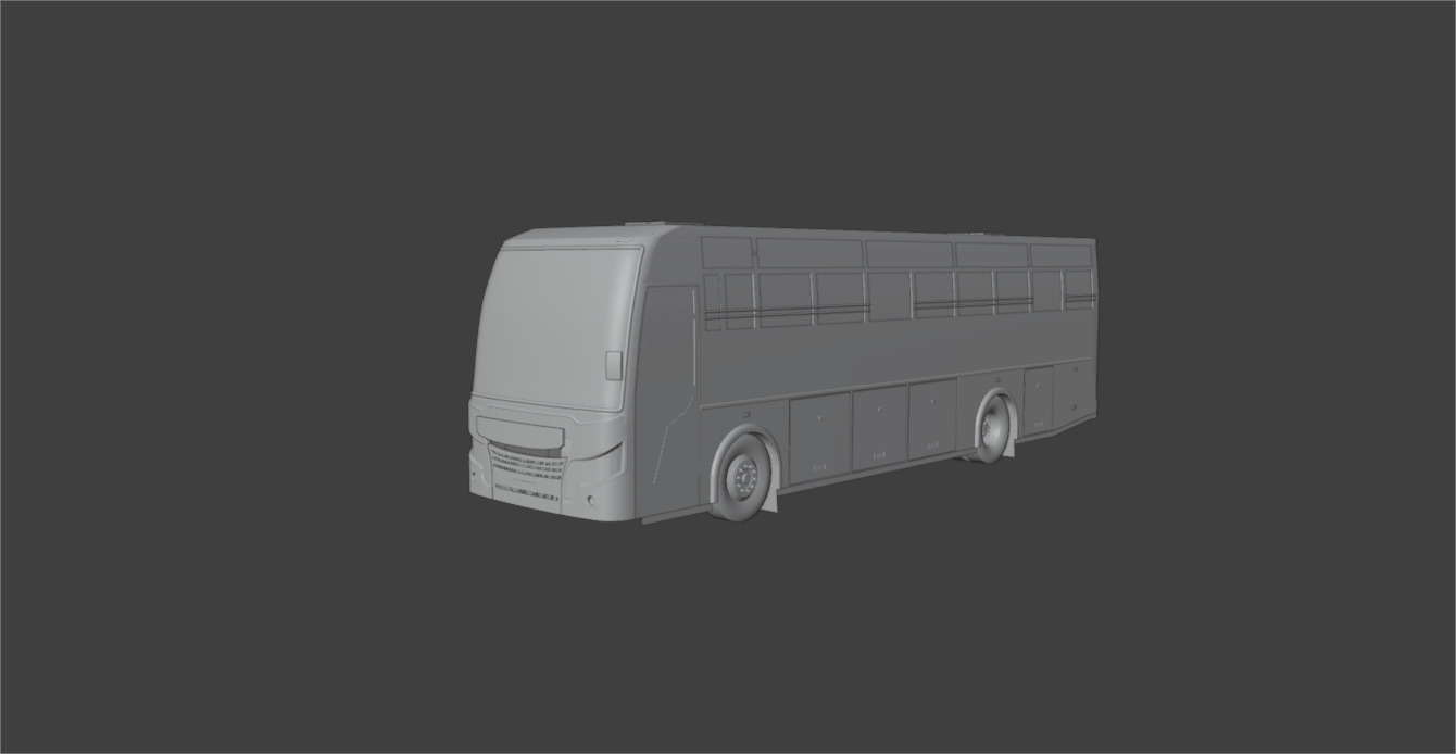 Zedone bus Free 3D model_1