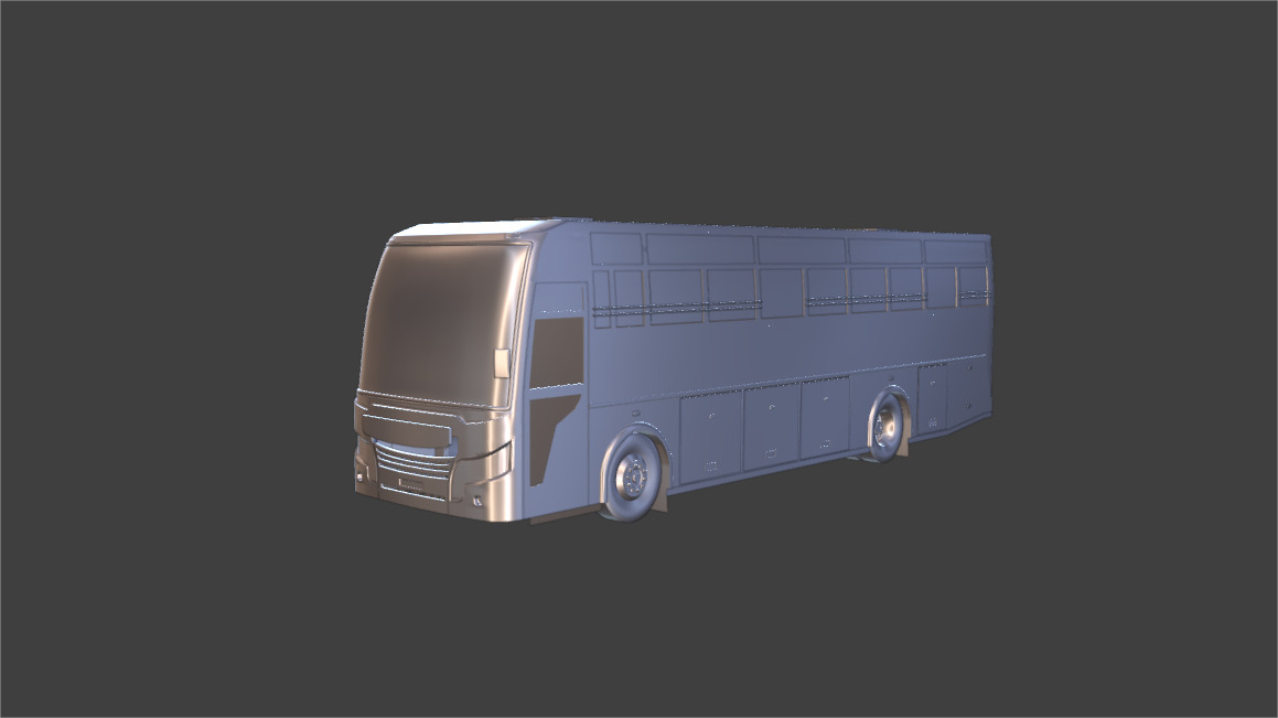 Zedone bus Free 3D model_3