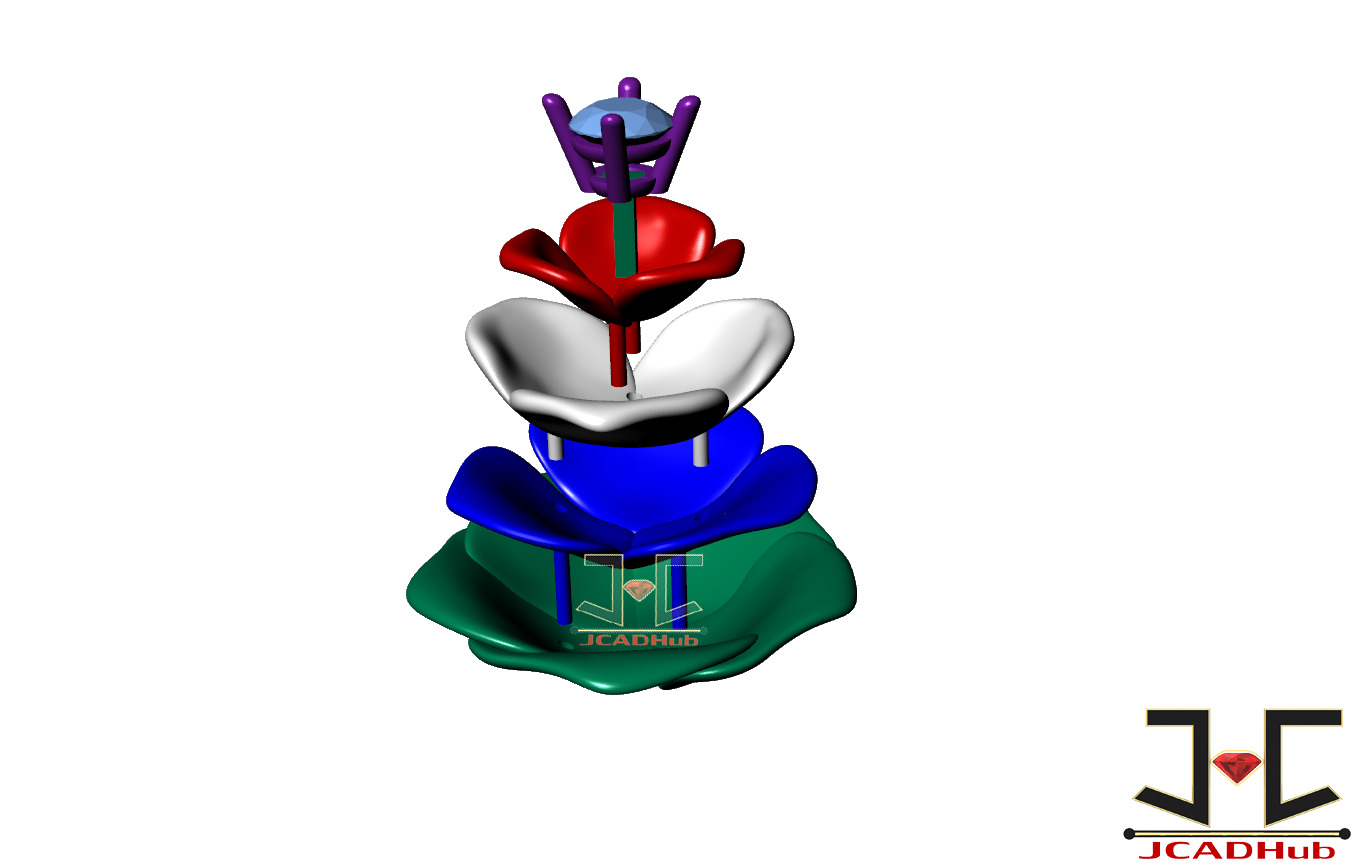 0225 - Rose Pendant for Women - JCADHub 3D print model_1