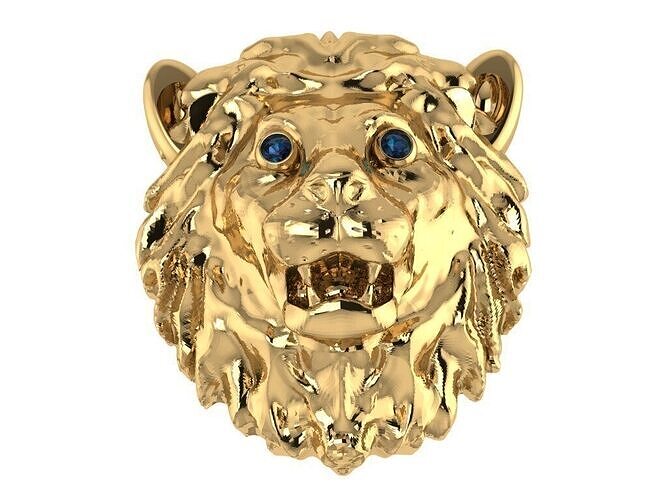 Majestic Lion Pendant 3D print model