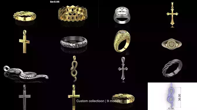 Custom collectioon 3D Model Collection