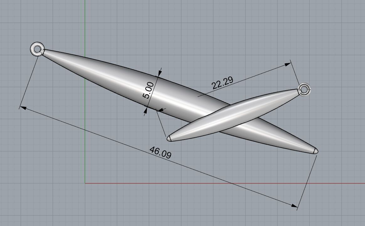 minimal pendant  Free 3D print model_7