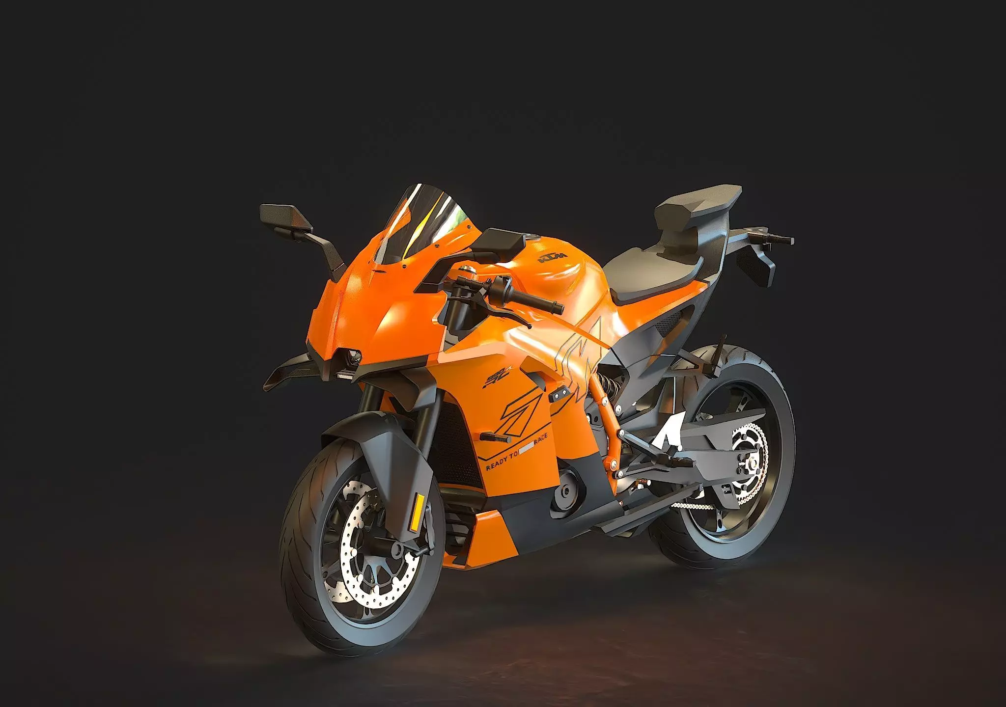 Base model  KTM 990RC 2026 3D model_0