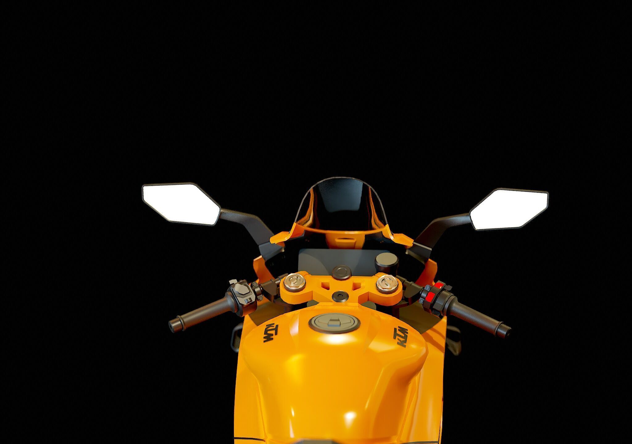 Base model  KTM 990RC 2026 3D model_9