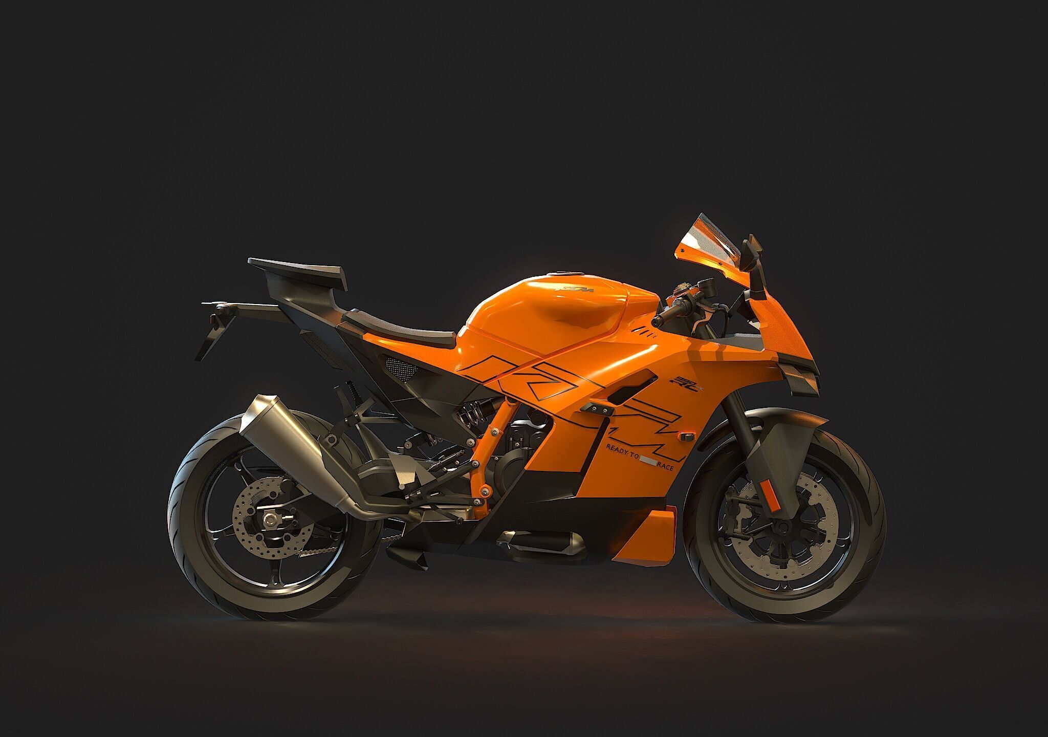 Base model  KTM 990RC 2026 3D model_5