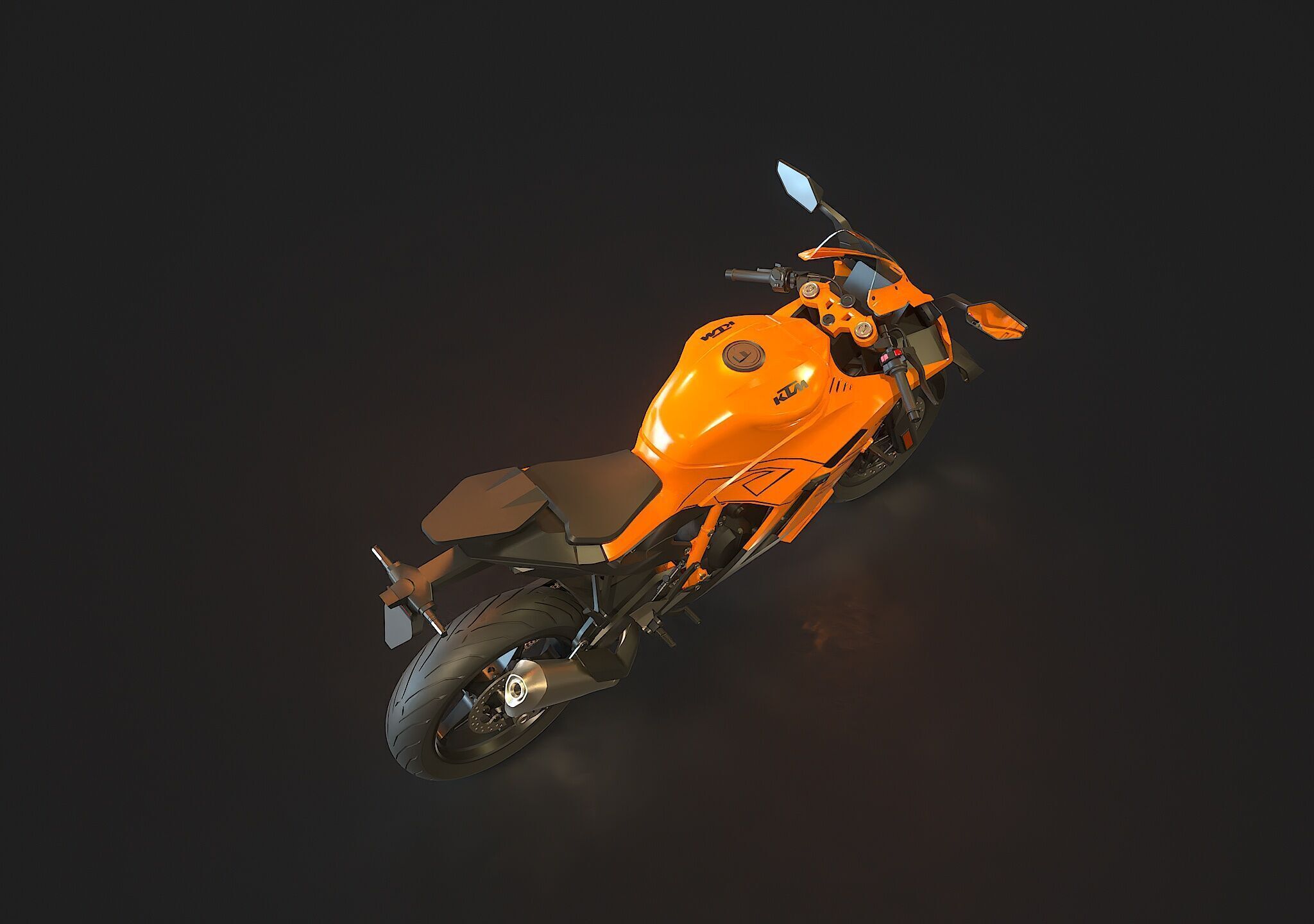Base model  KTM 990RC 2026 3D model_4