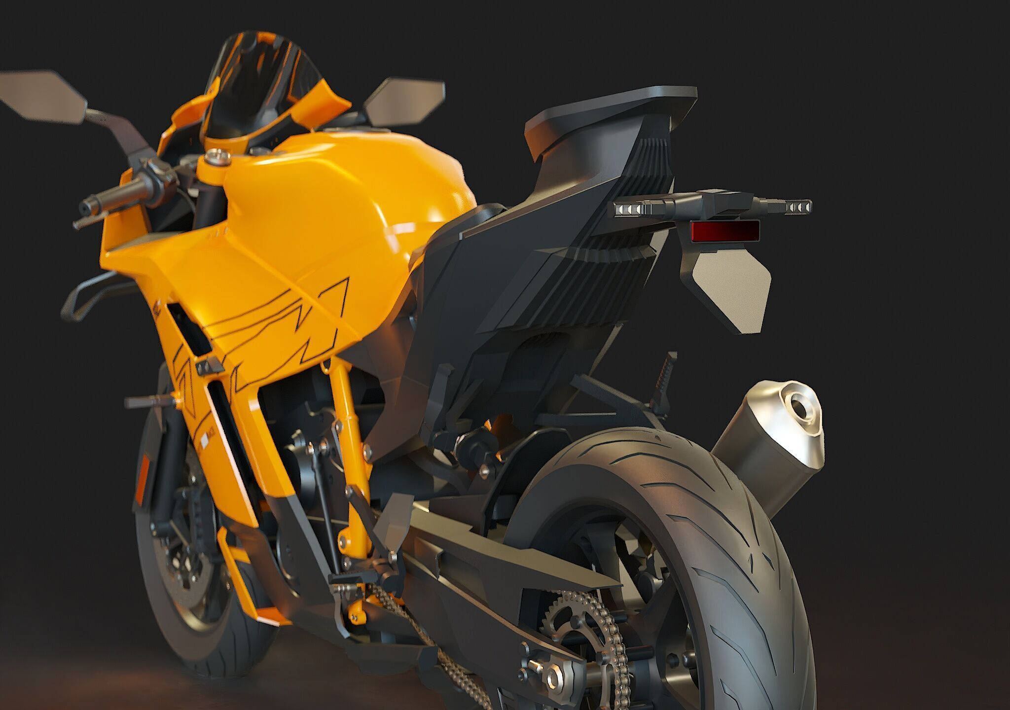 Base model  KTM 990RC 2026 3D model_11