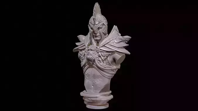 Atlant Bust High Poly for 3d Print
