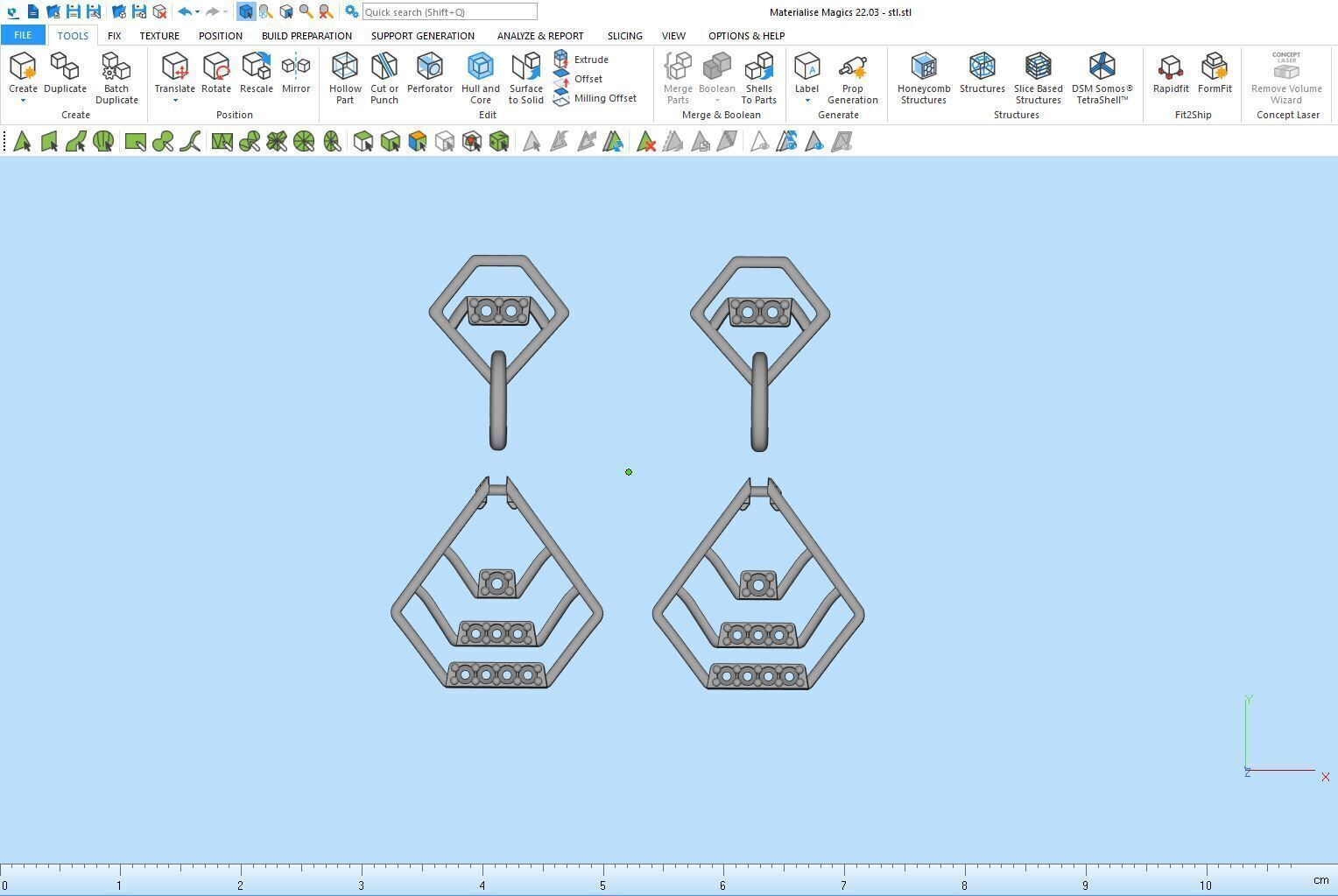 Simple Earring - 004 3D print model_11