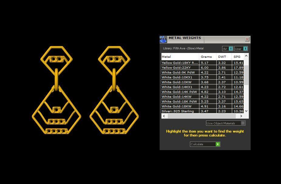 Simple Earring - 004 3D print model_1