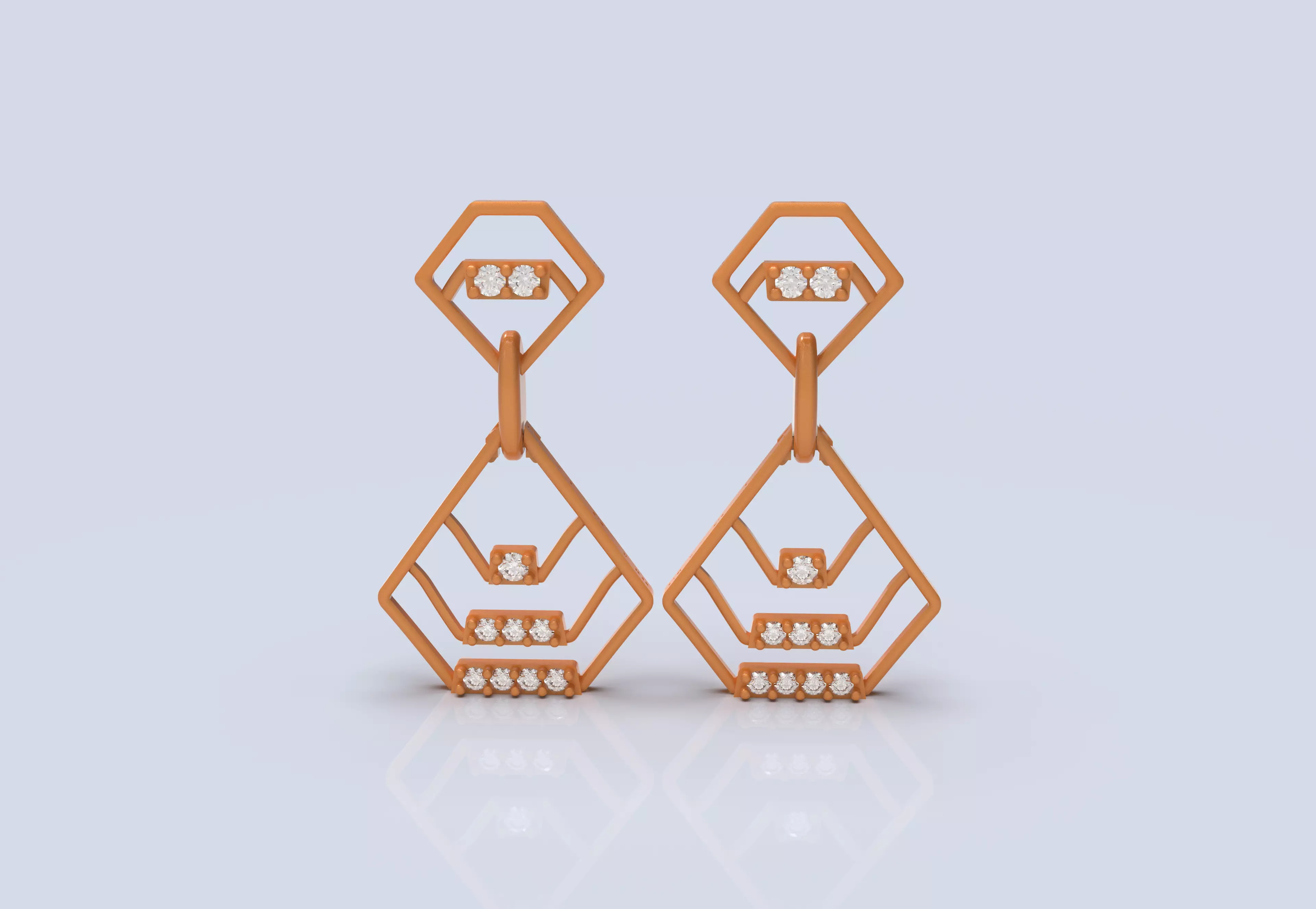 Simple Earring - 004 3D print model_0