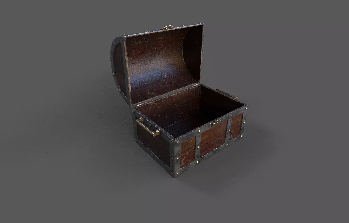 Chest-Storage Box 3D Model Low-poly 3D model_0