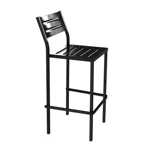 Contract furniture  dorio stackable bar stool 3D model