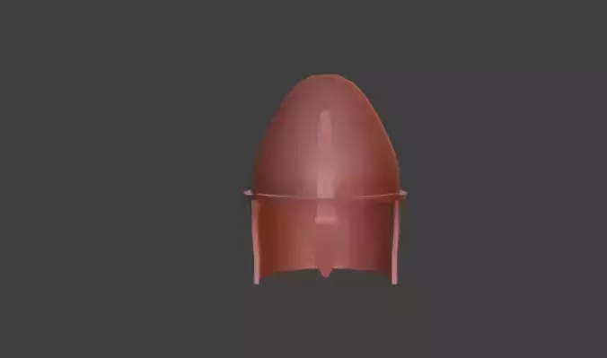 Low Poly Ottoman Helmet Free low-poly 3D model