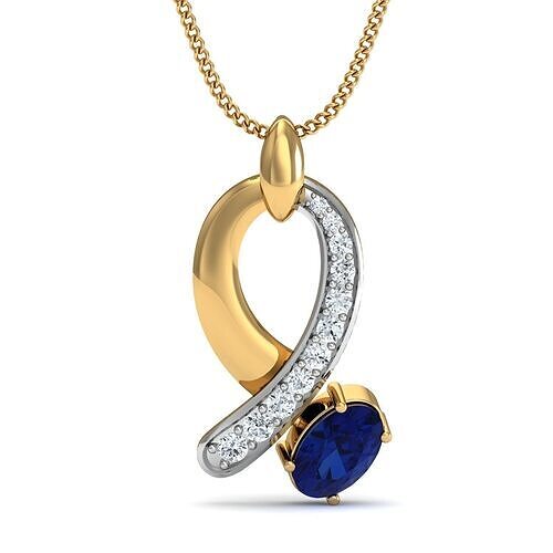 Jewelry 3D Models with render and 3dm  stl - P-1902 3D print model