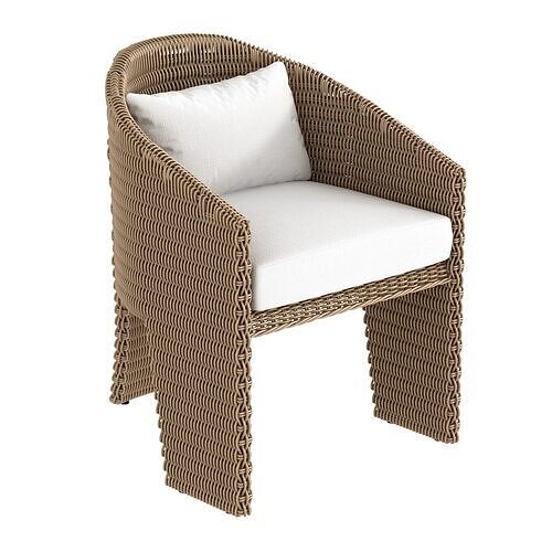 Four Hands Fae Outdoor Chair 3D model