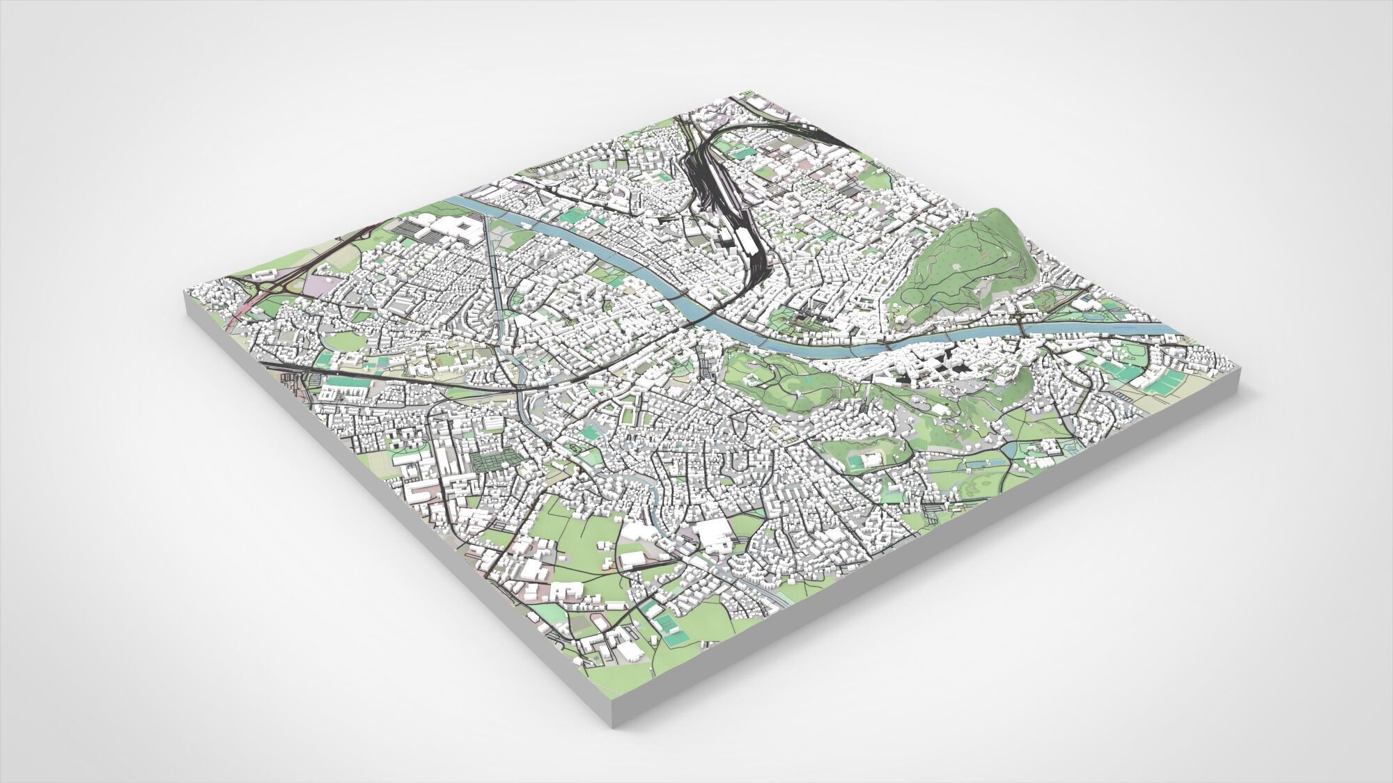 Cityscape Salzburg Austria 3D model_13