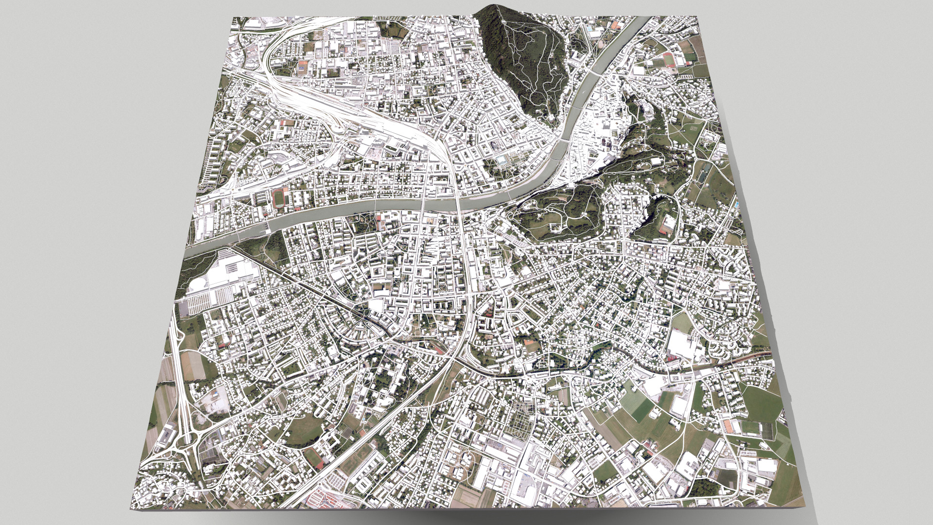 Cityscape Salzburg Austria 3D model_10