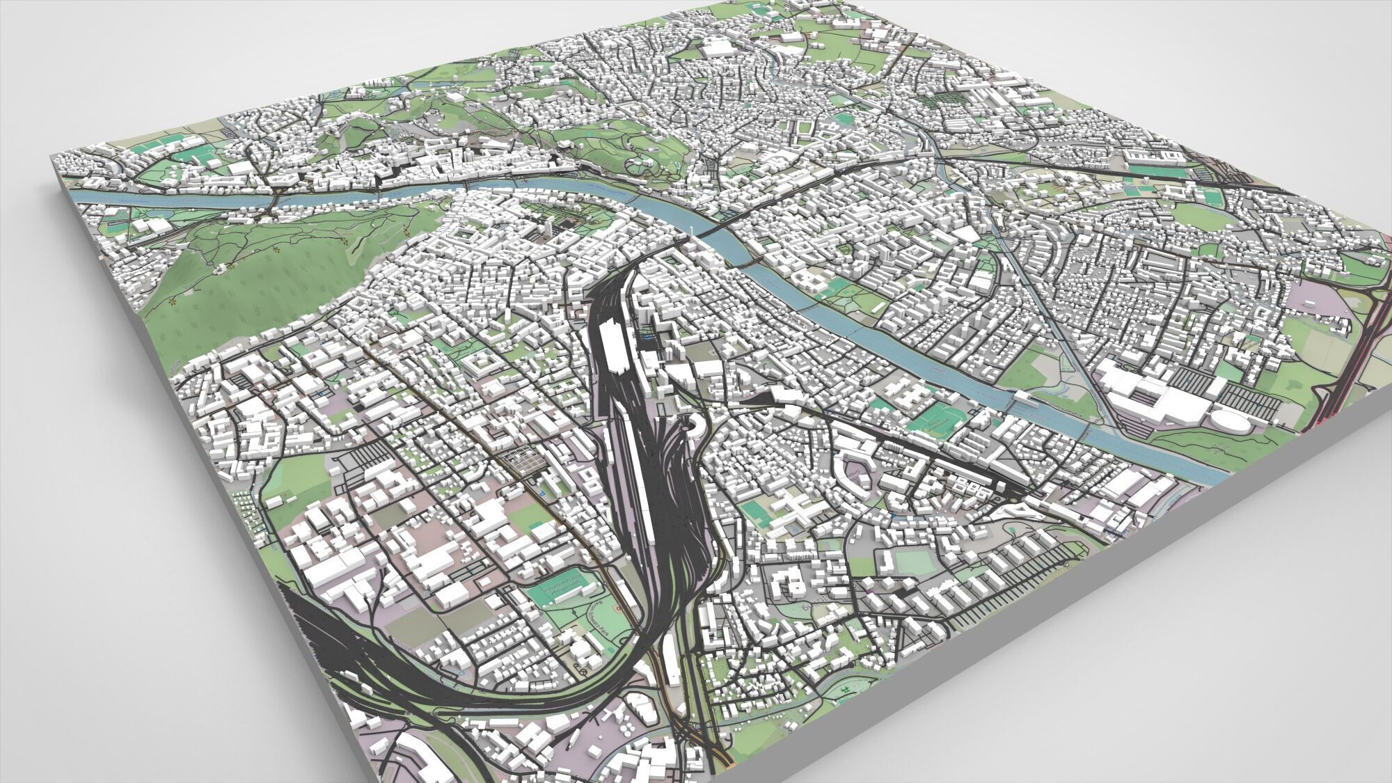 Cityscape Salzburg Austria 3D model_7