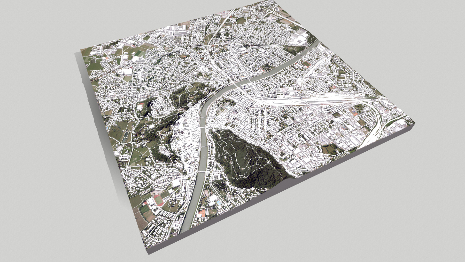 Cityscape Salzburg Austria 3D model_14