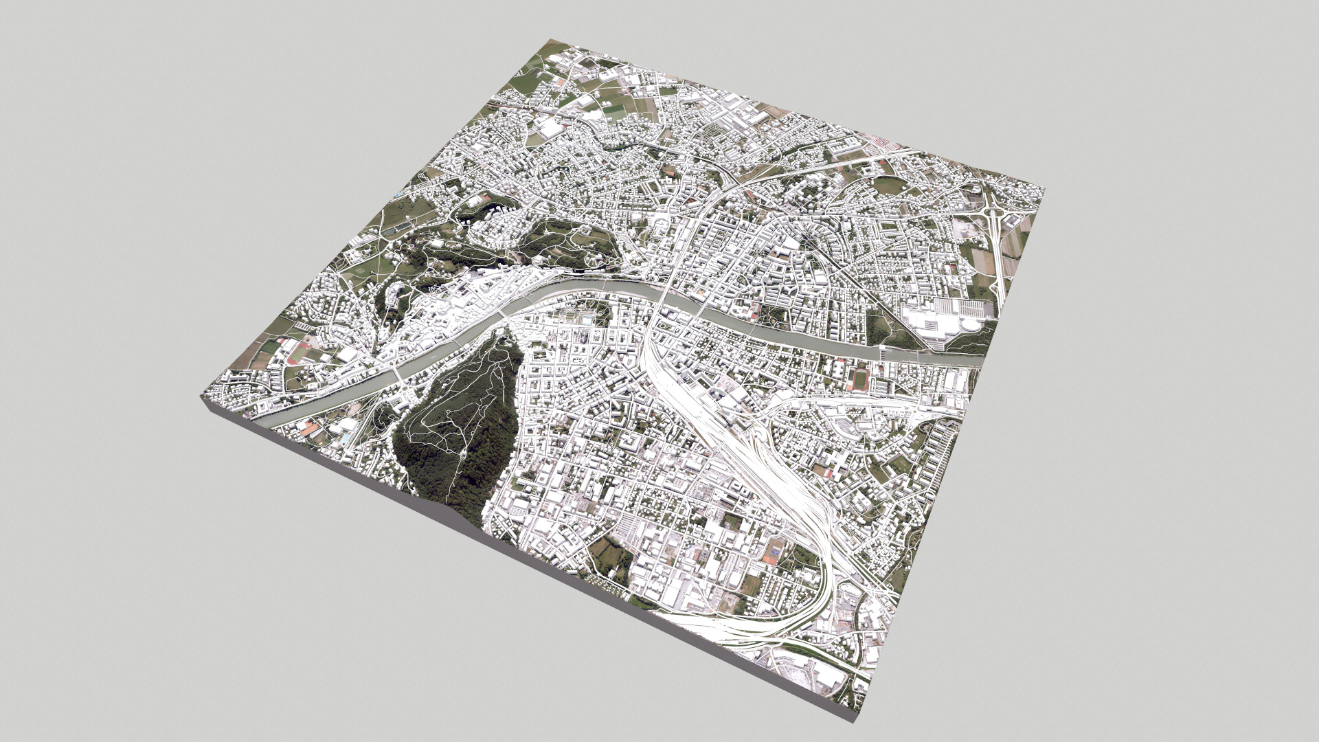 Cityscape Salzburg Austria 3D model_12