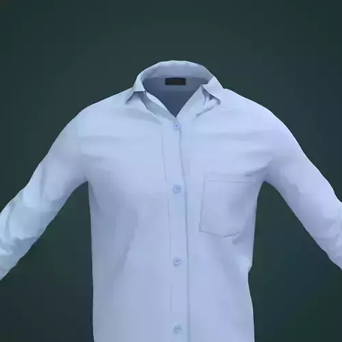 Realistic Male Shirt 3D Model