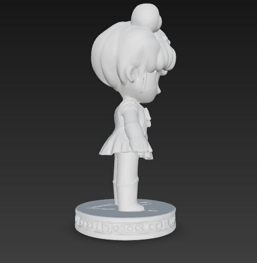 Chibi Defender of the Moon in 3D 3D print model_13