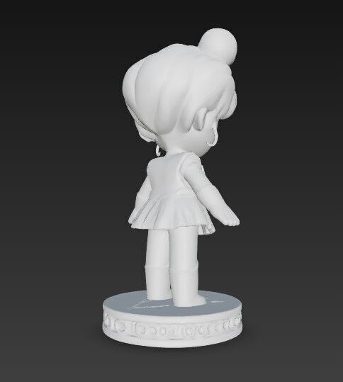 Chibi Defender of the Moon in 3D 3D print model_14