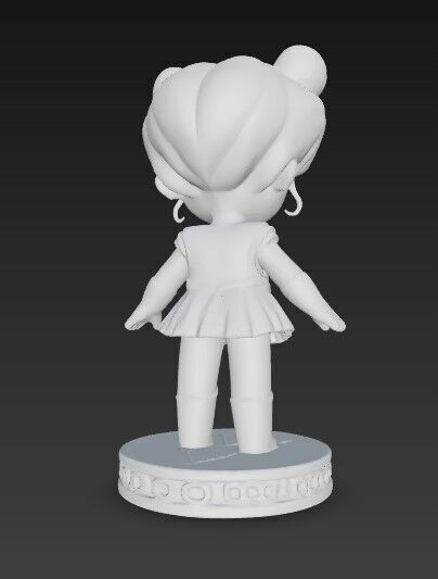 Chibi Defender of the Moon in 3D 3D print model_15