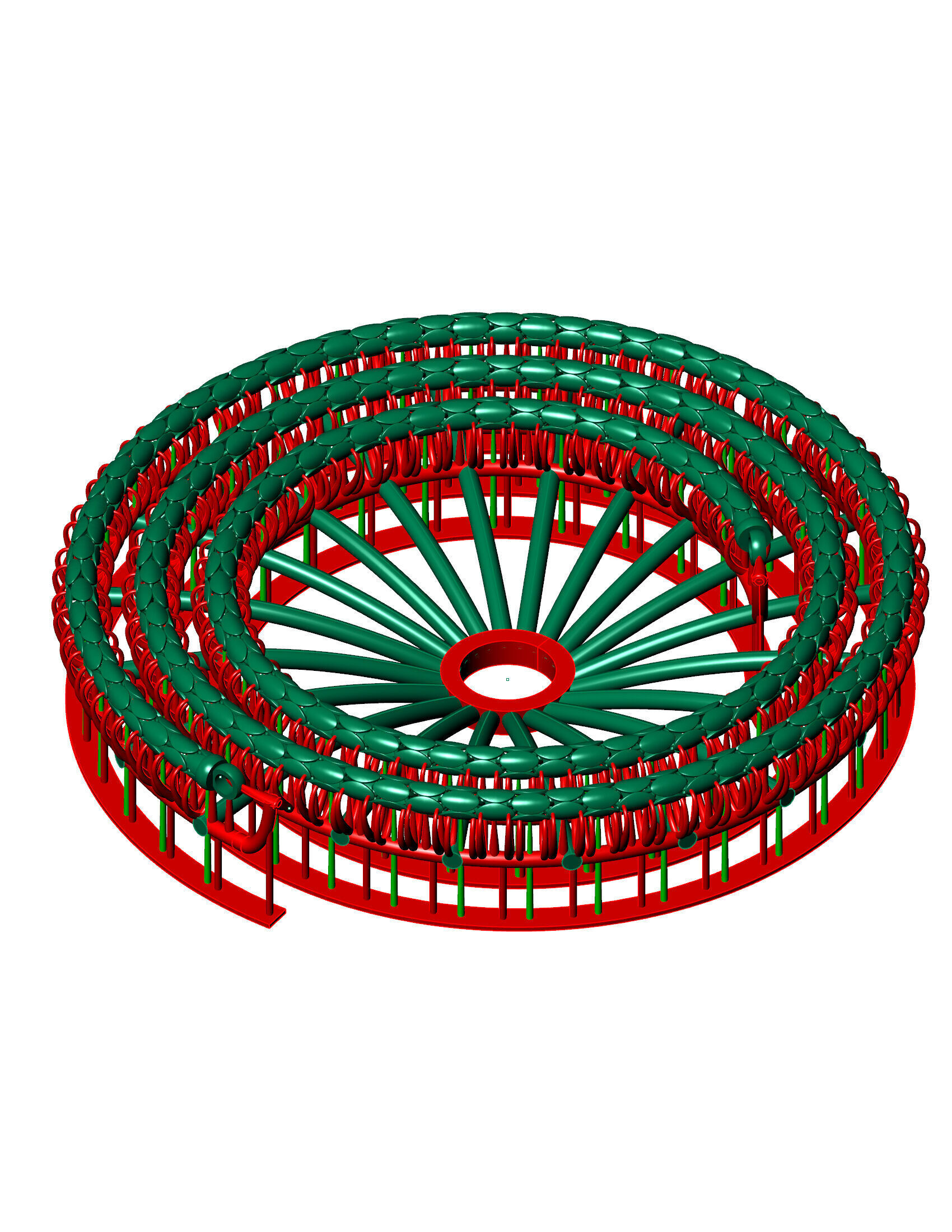 4MM Top Premium Oval Unisex 3D Chain Ready to Print  3D print model_1