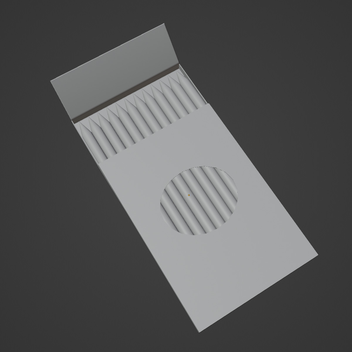 Colored Pencils Pack 03 Low-poly 3D model_9