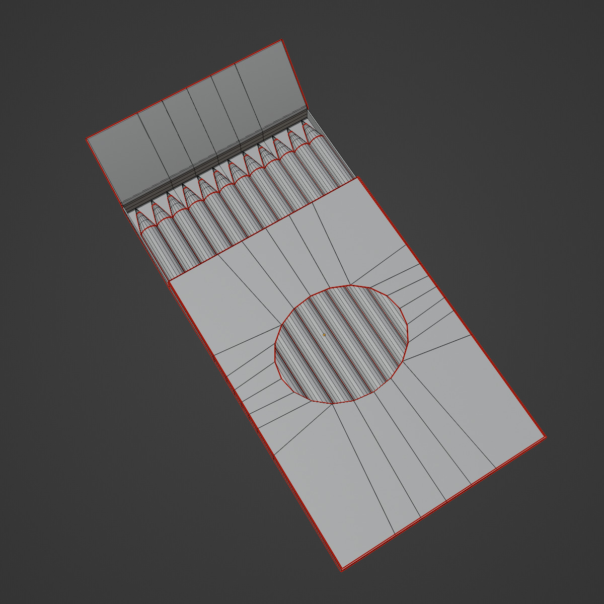 Colored Pencils Pack 03 Low-poly 3D model_8