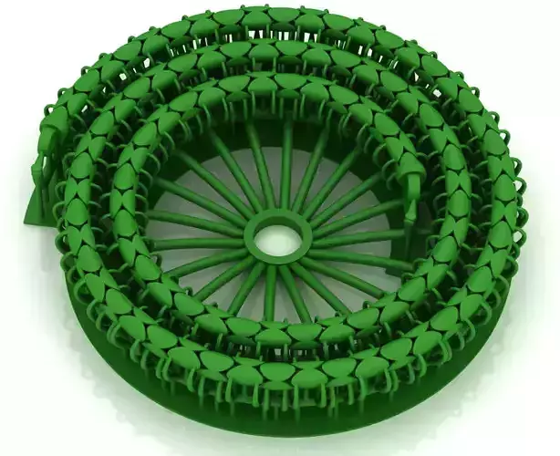 5MM Top Premium Oval Unisex 3D Chain Ready to Print 3D print model