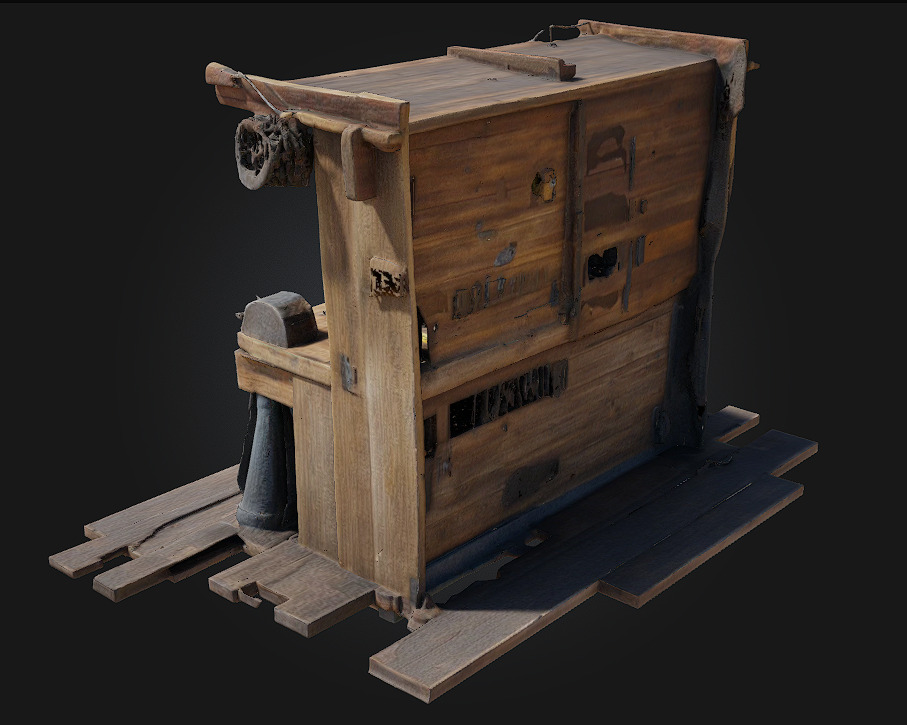 Workspace Nostalgia A Sentimental Glimpse Into Creative Chaos 3D model_3