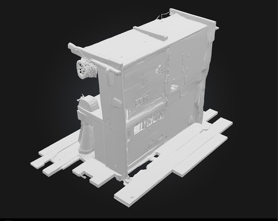 Workspace Nostalgia A Sentimental Glimpse Into Creative Chaos 3D model_9