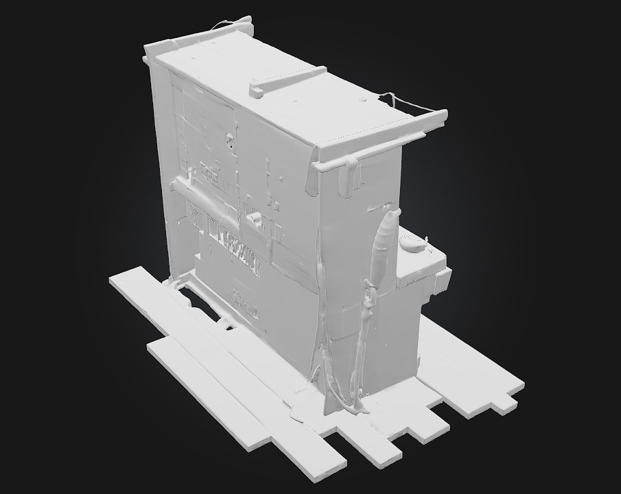 Workspace Nostalgia A Sentimental Glimpse Into Creative Chaos 3D model_8