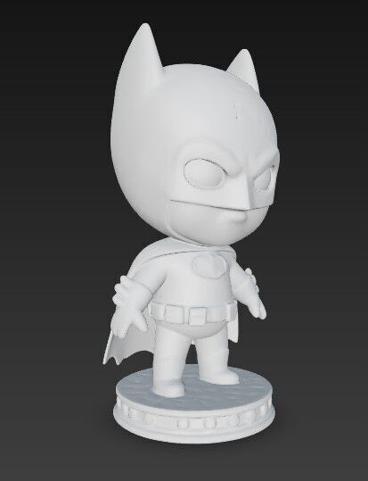 The Cute Guardian of Gotham in 3D 3D print model_9