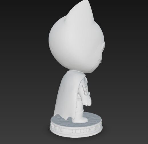 The Cute Guardian of Gotham in 3D 3D print model_2