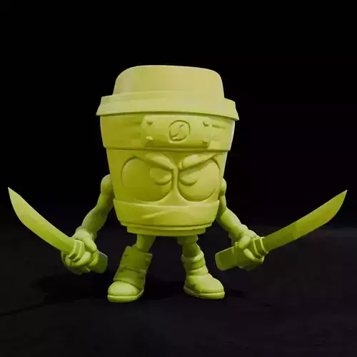 Cappuccino Assassino - Printable Toy Free Mini Free 3D print model